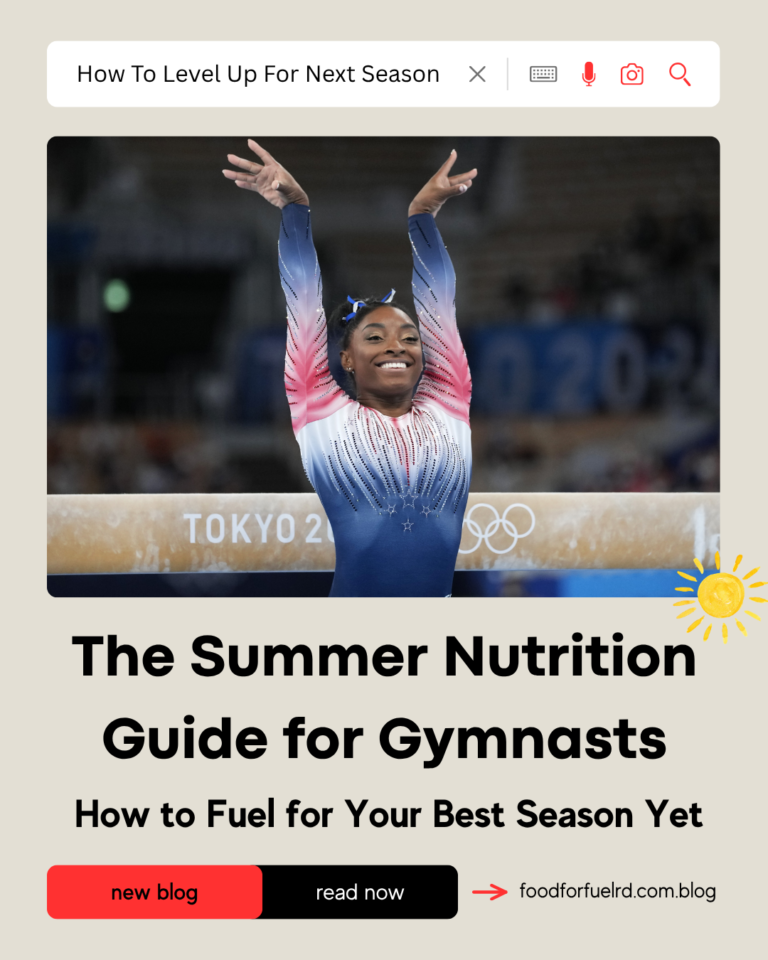 The Summer Nutrition Guide for Gymnasts: How to Fuel for Your Best Season Yet