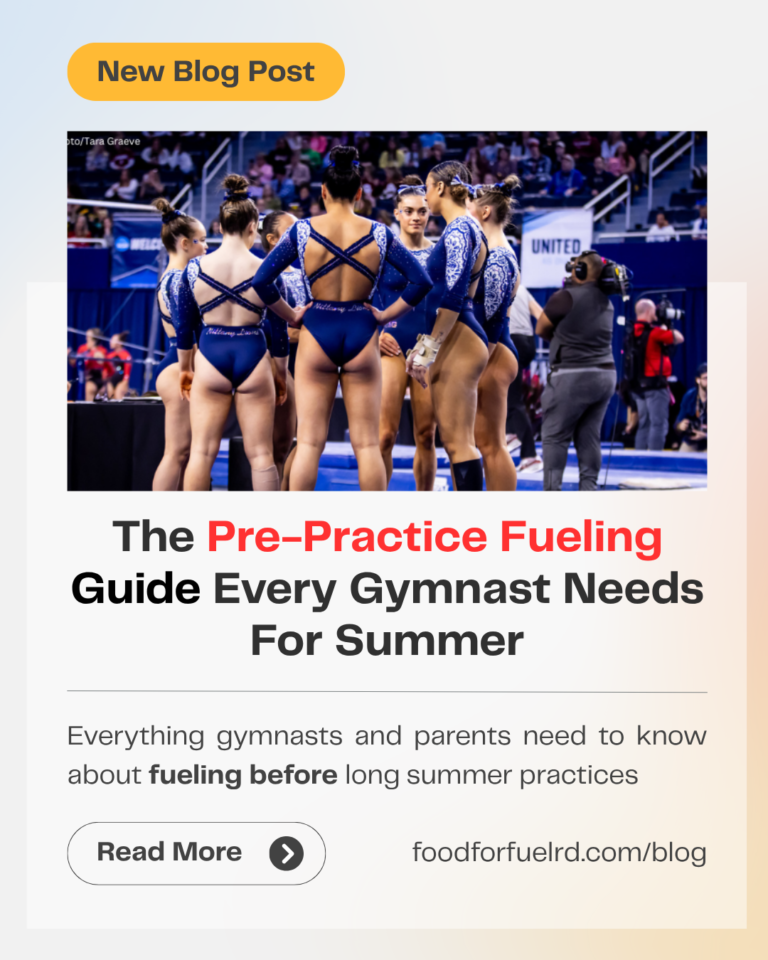 the pre practice fueling guide gymnasts need for summer