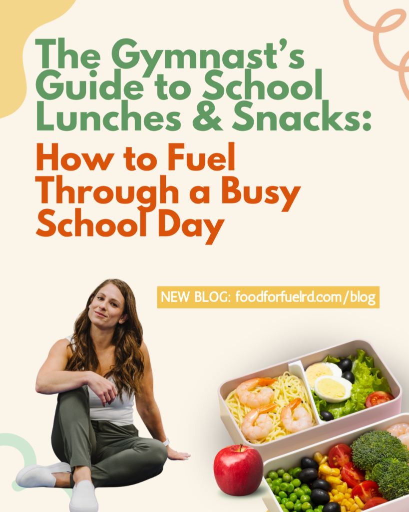 The Gymnast’s Guide to School Lunches & Snacks: How to Fuel Through a Busy School Day
